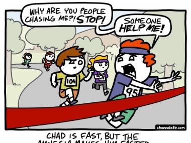 Chad jest szybki, ale amnezja sprawia, że jest jeszcze szybszy