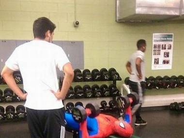 Ciężki trening Spidermana