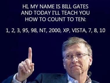Bill Gates liczy do 10