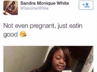 Nie jestem w ciąży, po prostu dobrze się odżywiam