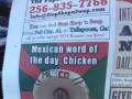 Meksykańskie słowo dnia Chicken