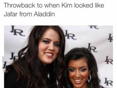Czasy kiedy Kim Kardashian wyglądała jak Jafar z Alladyna