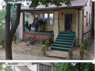 Google Street View zabłądziło w Detroit