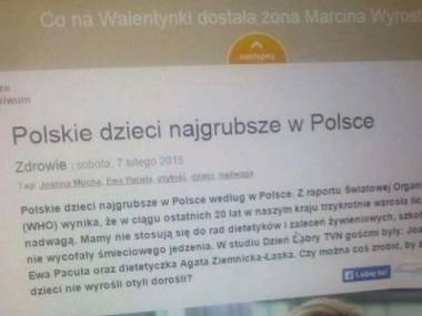 "Polskie dzieci najgrubsze w Polsce" - nie ma to jak rzetelne dziennikarstwo