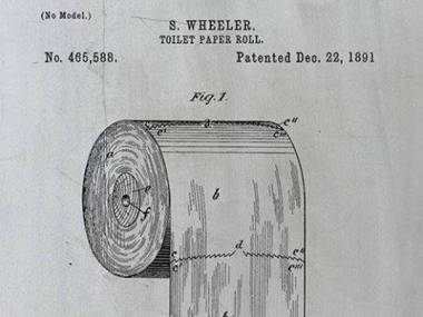 Patent na papier toaletowy z 1891 roku