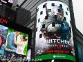 Reklama Wiedźmina III znalazła się też na Times Square w Nowym Jorku