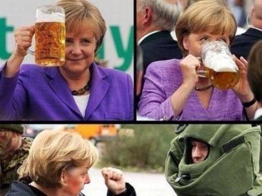 Merkel jak popije to się stawia