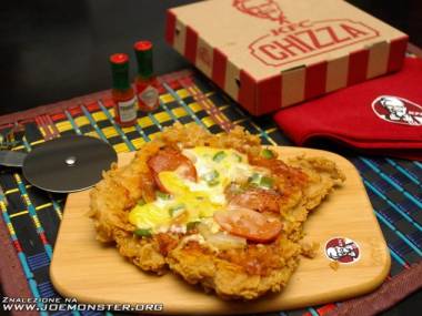 Chizza, czyli pizza z kurczaka na Filipinach