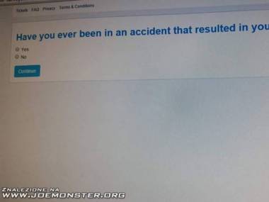 "Czy kiedykolwiek miałeś wypadek, który skutkował twoją smiercią?":