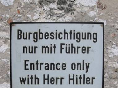 Wejście tylko z panem Hitlerem