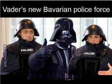 Darth Vader w bawarskiej policji