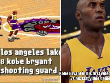 Najstarsza i najnowsza gra komputerowa z Kobe Bryantem