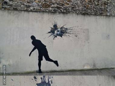 Banksy - sztuka na murze