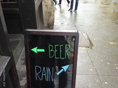 Piwo lub deszcz - wybór należy do ciebie
