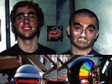 Ewolucja kasków członków zespołu Daft Punk