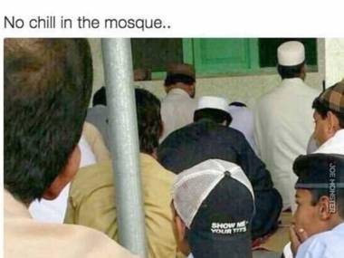 Niespotykane w meczecie