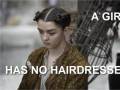 Dziewczynka nie ma fryzjera