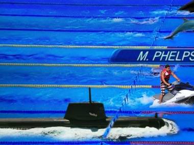Płynie 8 facetów, a na końcu i tak wygrywa Phelps