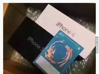 Kupił na aukcji iPhone 7. Dostał iPhone 3 i iPhone 4