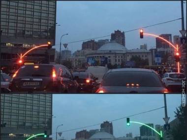Sygnalizacja świetlna w Kijowie