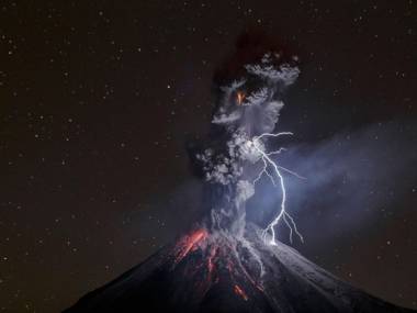 Wybuch wulkanu Colima w Meksyku