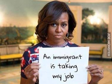 "Imigrantka zabrała mi miejsce pracy"