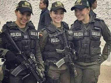 Urocze policjantki z Kolumbii