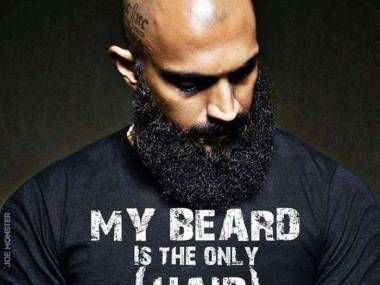 Koszulka dla facetów z brodą