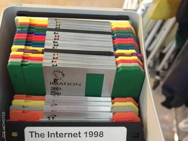 W 1998 internet mieścił się na dyskietce