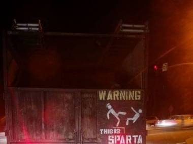 "Uwaga! Tu jest Sparta!"