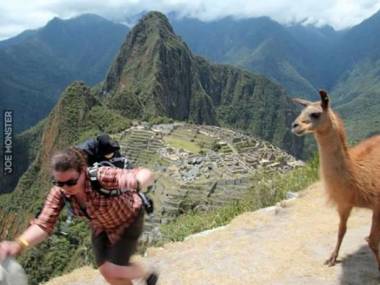 Pogoniła turystów z Machu Picchu