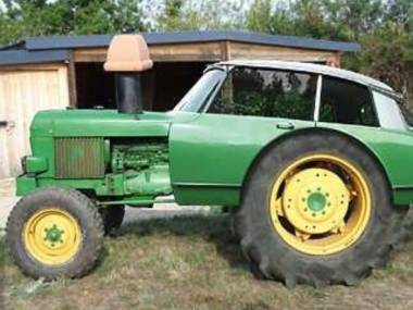 Stylowy traktor