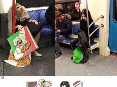 Dwie samotne panie spotkały się w metrze
