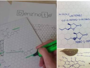 Benz Note - zeszyt dla chemików