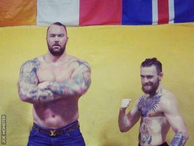 Góra z Gry o tron i zawodnik MMA Conor McGregor