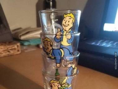 Jak przechowywać szklanki z Fallouta