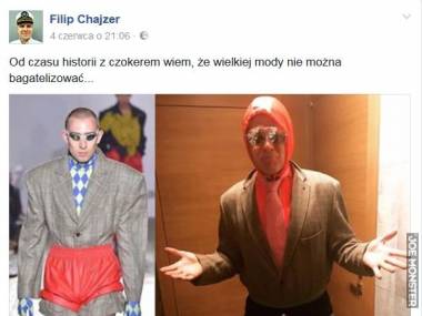 Chajzer zaorał modę 2017 jednym zdjęciem - 112 tysięcy lajków mówi samo za siebie