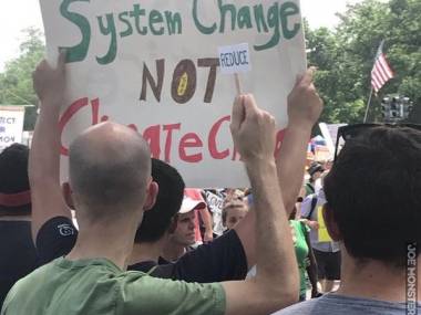 Spotkany podczas marszu w sprawie zmian klimatu