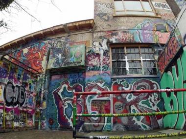 Zdarli farbę w 30-letniej "Doornroosje" Graffiti Hall of Fame w holenderskim mieście Nijmegen