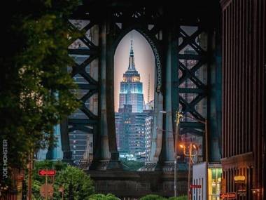 Empire State Building widziany z Brooklynu