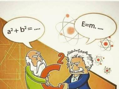 Walka Pitagorasa z Einsteinem