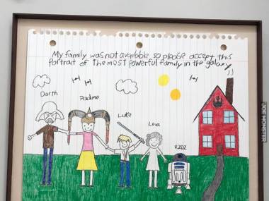 Moja rodzina była niedostępna, ale prezentuję portret najpotężniejszej rodziny w galaktyce