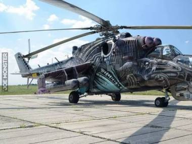 Tak wygląda MI-35 Alien Tiger latający w Czeskich Sił Zbrojnych