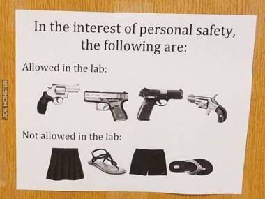 Przepisy w laboratorium