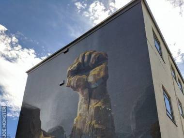 Mural w Reykjavíku