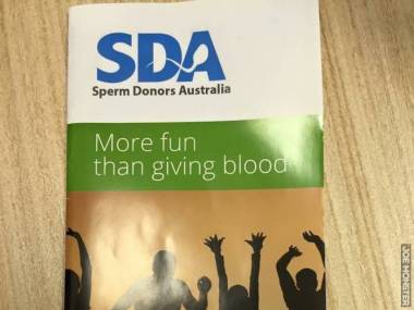 "Dawcy spermy lepsza zabawa niż oddawanie krwi"