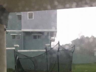 Prezent od huraganu Irma. Ja nie mam trampoliny