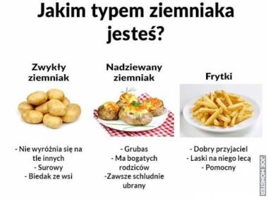 Jakim typem ziemniaka jesteś?
