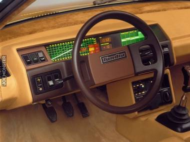 Wnętrze Volvo Tundra z 1979 roku