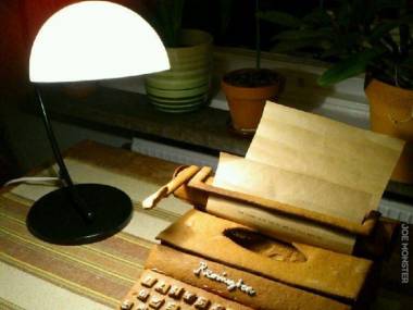 Maszyna do pisania z piernika